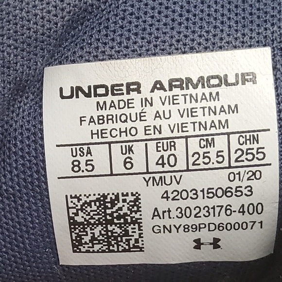 EUC Women's Running Shoes Under Armour HOVR Sonic 3 Bluetooth Connect W8LS 8.5 - Picture 4 of 12